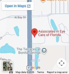 Map showing Associates in Eye Care of Florida in Bonita Springs