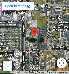 Map showing Associates in Eye Care of Florida in Fort Myers